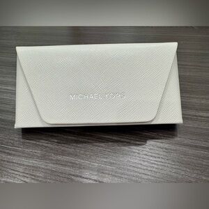 Michael Kors White Hard Case for Glasses New